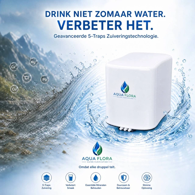Aqua Flora-campagnebeeld van de witte LITE BOLERO nummer 1
