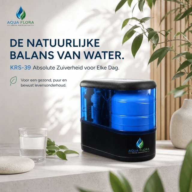 Aqua Flora-campagnebeeld van de blauwe KRS-39 nummer 2