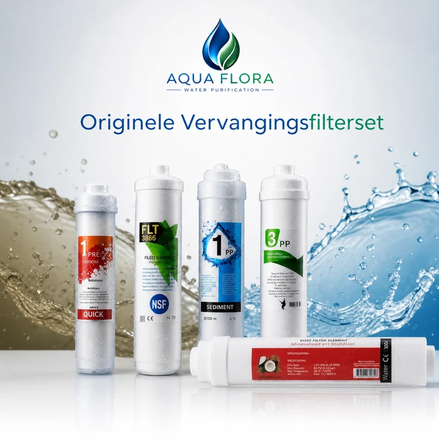 Aqua Flora-campagnebeeld van de filterset nummer 3