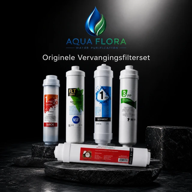 Aqua Flora-campagnebeeld van de filterset nummer 6